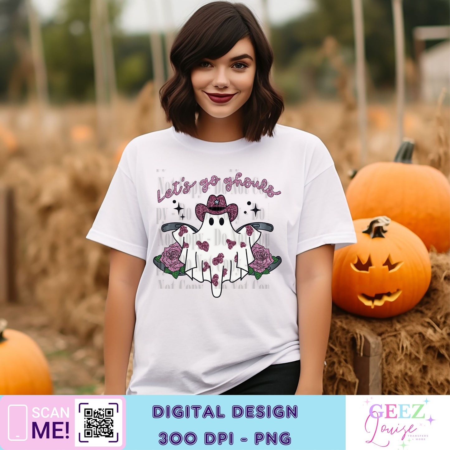 Let's go ghouls Halloween - Digital Download- PNG