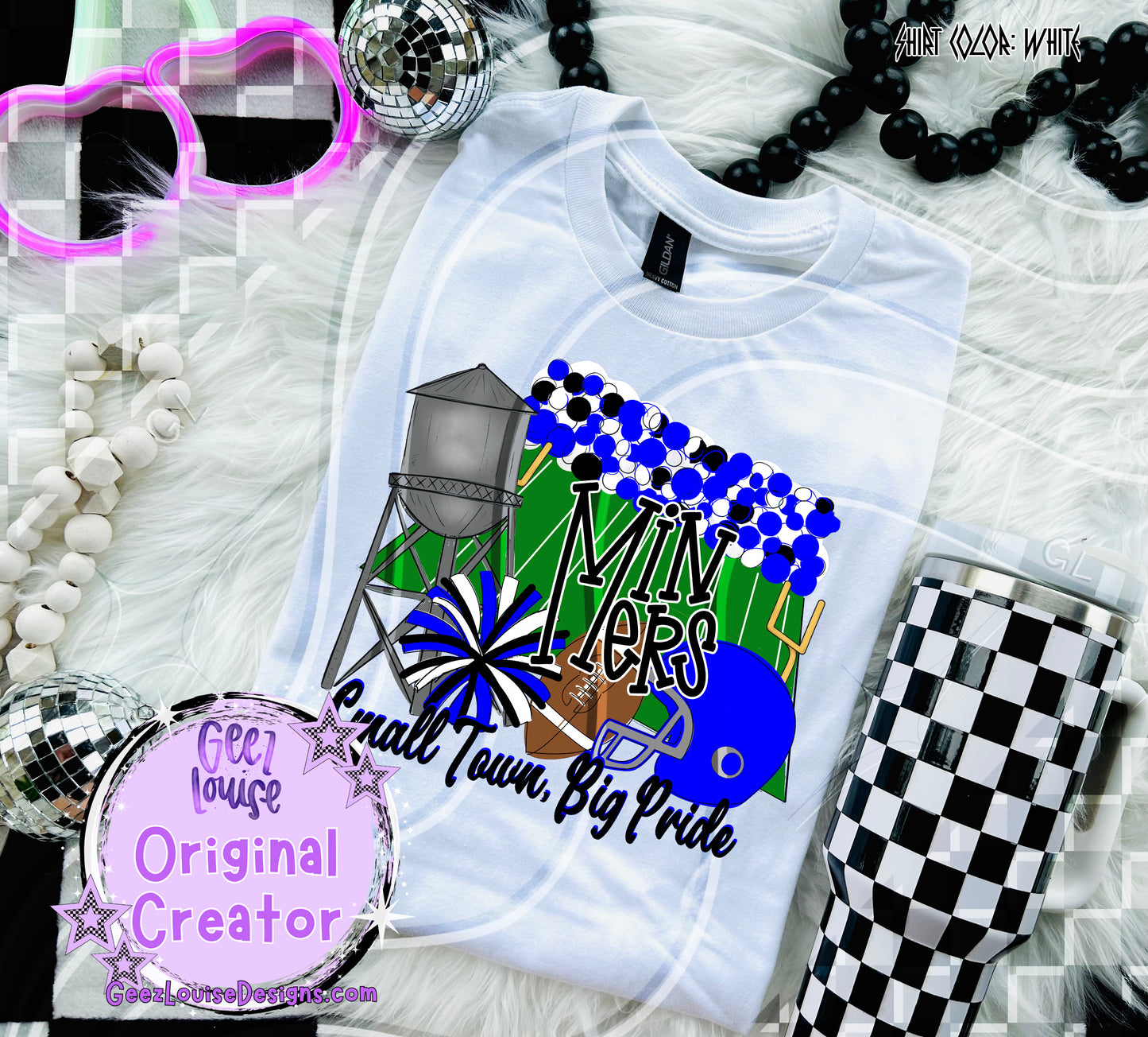 Small Town Big Pride Digital Design | Custom Team Spirit PNGs (100+ Teams)
