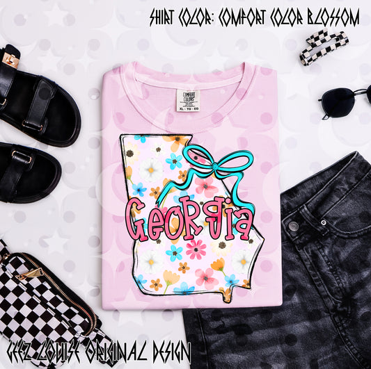 Spring Floral State Digital Design – All 50 States + Bundle Option