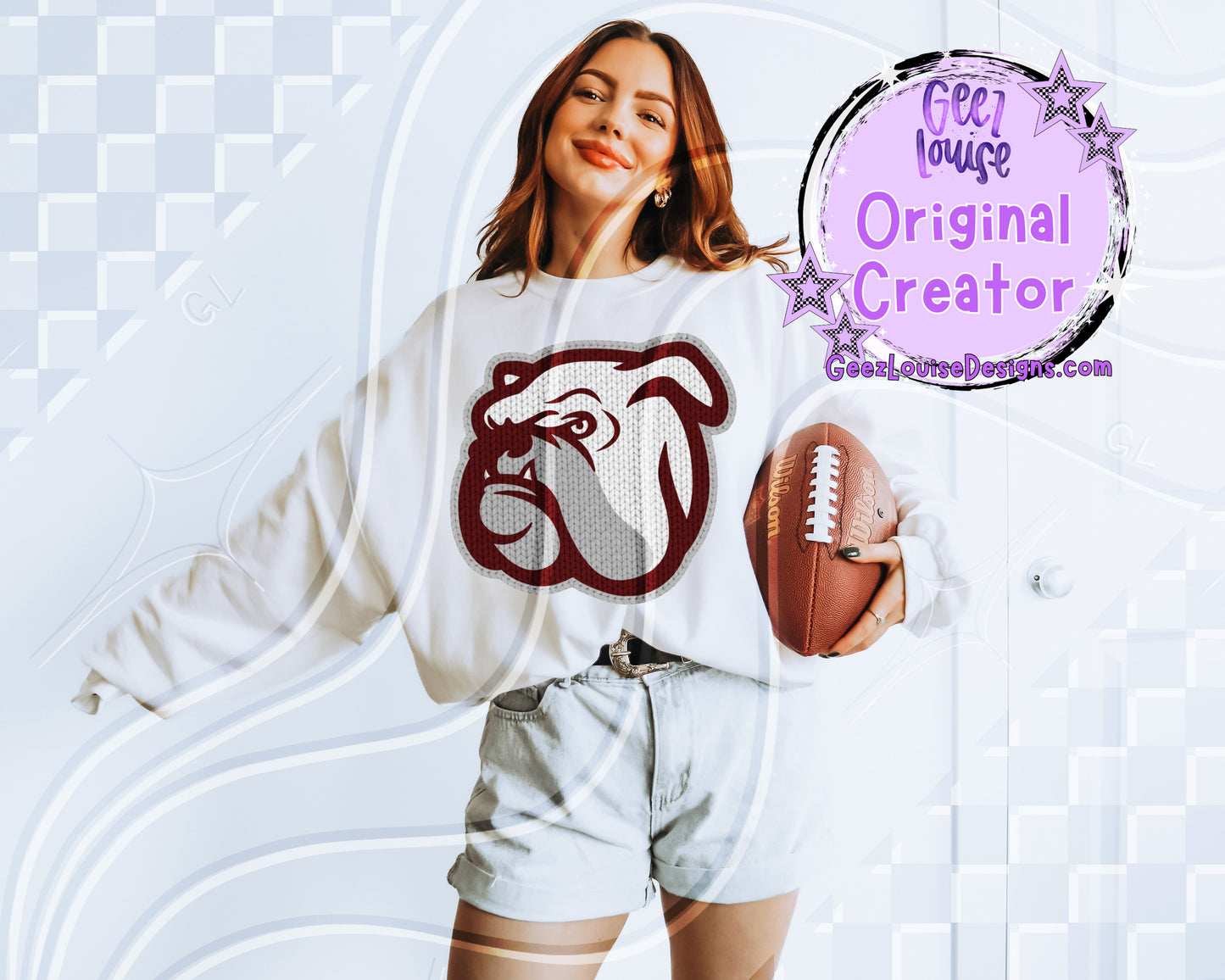 Yarn Texture SEC Mascot Digital Design- 16 Team Variants