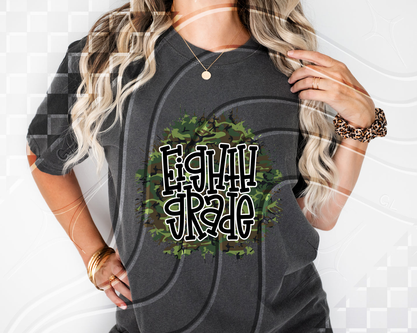 Camo Grades – Digital PNGs for School Staff & Grades | Bundle + Custom Option