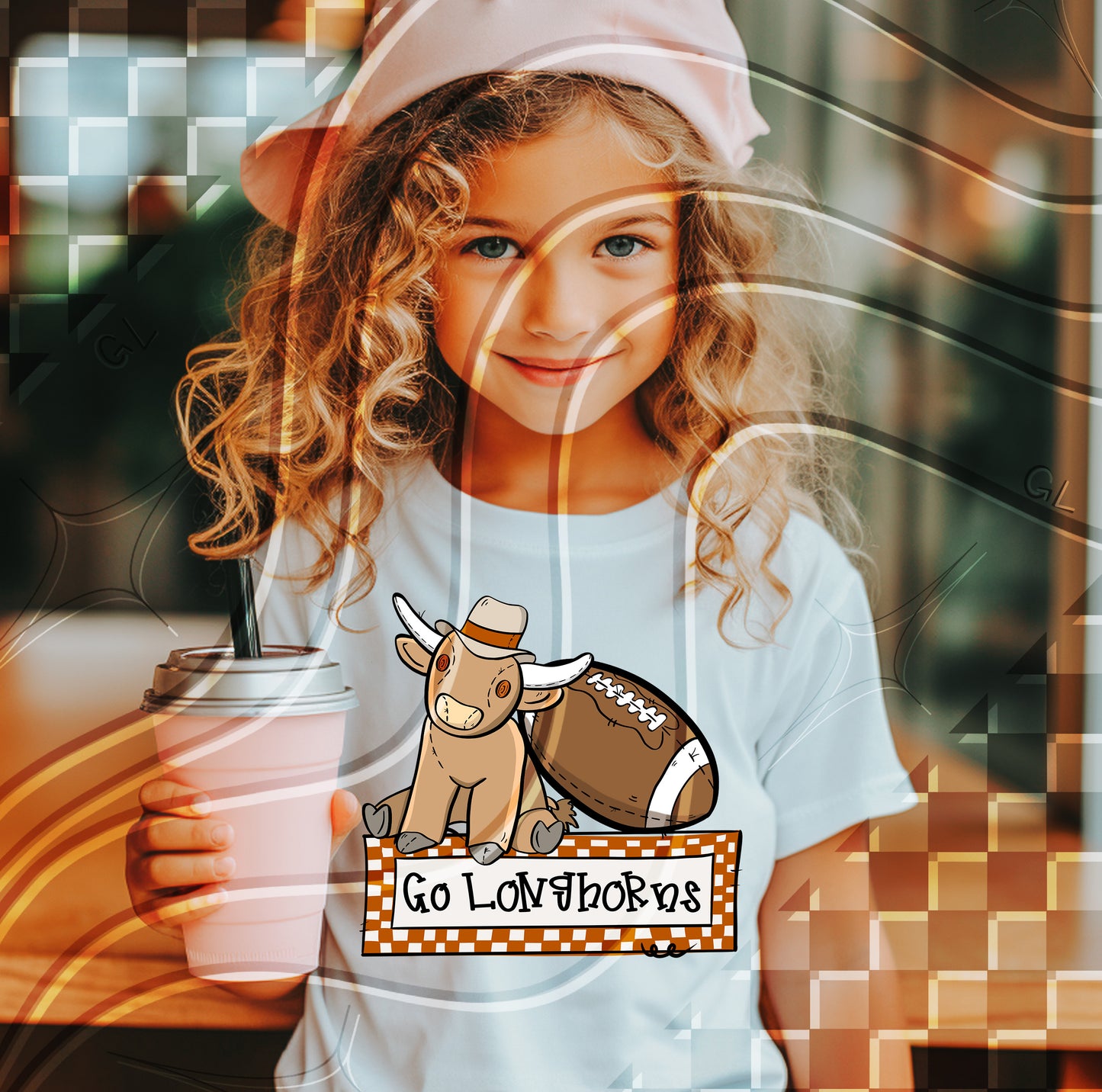 Stuffed Mascot Football Digital Design – Pre-Filled Sayings