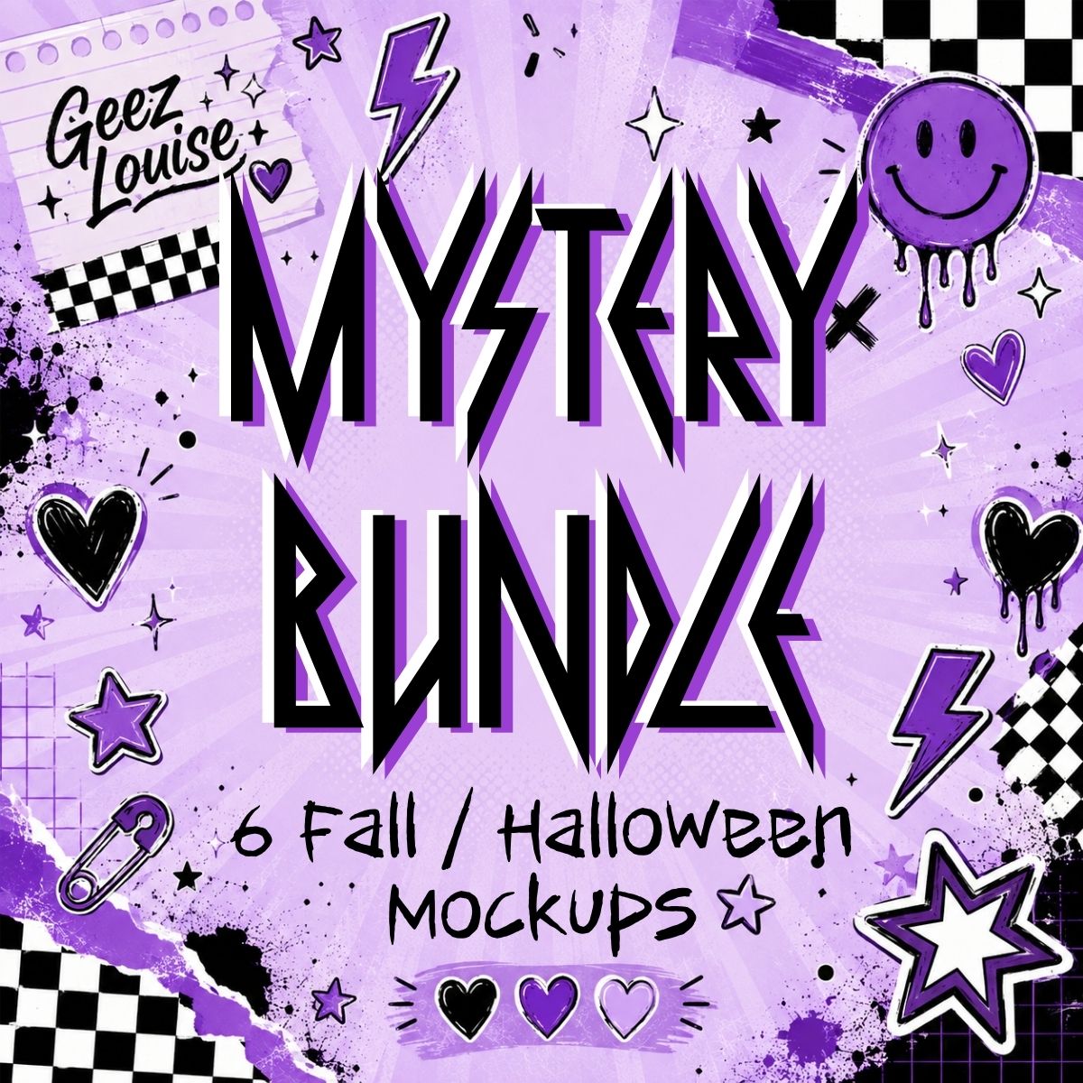 Fall & Halloween Mystery Mockup Bundle | 6 Mockups