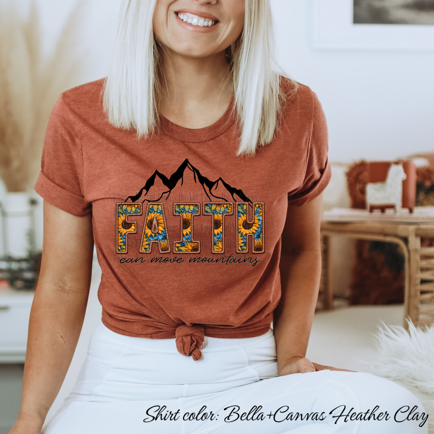 Faith Can Move Mountains – Sunflower Faith Digital Design