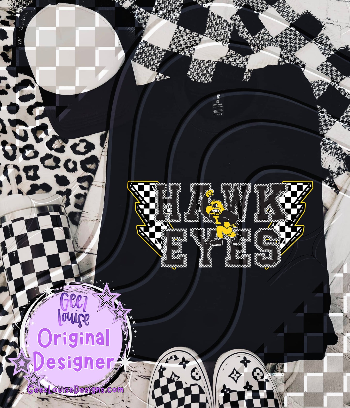 Checkerboard Bolt Teams – Digital Download (Multiple Teams + Custom)