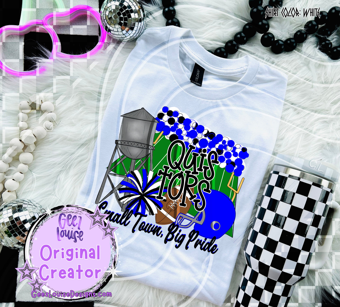 Small Town Big Pride Digital Design | Custom Team Spirit PNGs (100+ Teams)