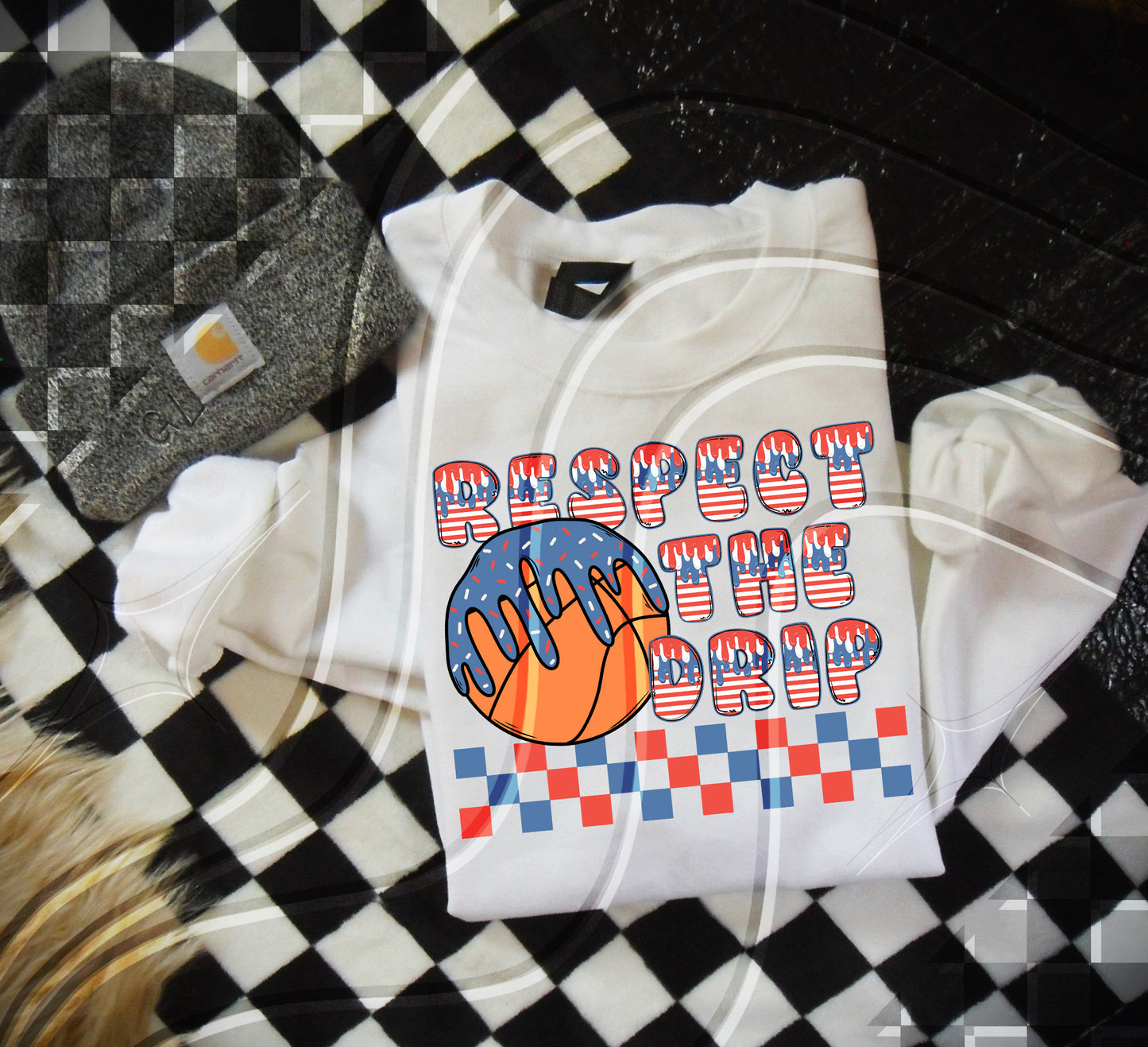 Respect the Drip Basketball - Digital Download- PNG