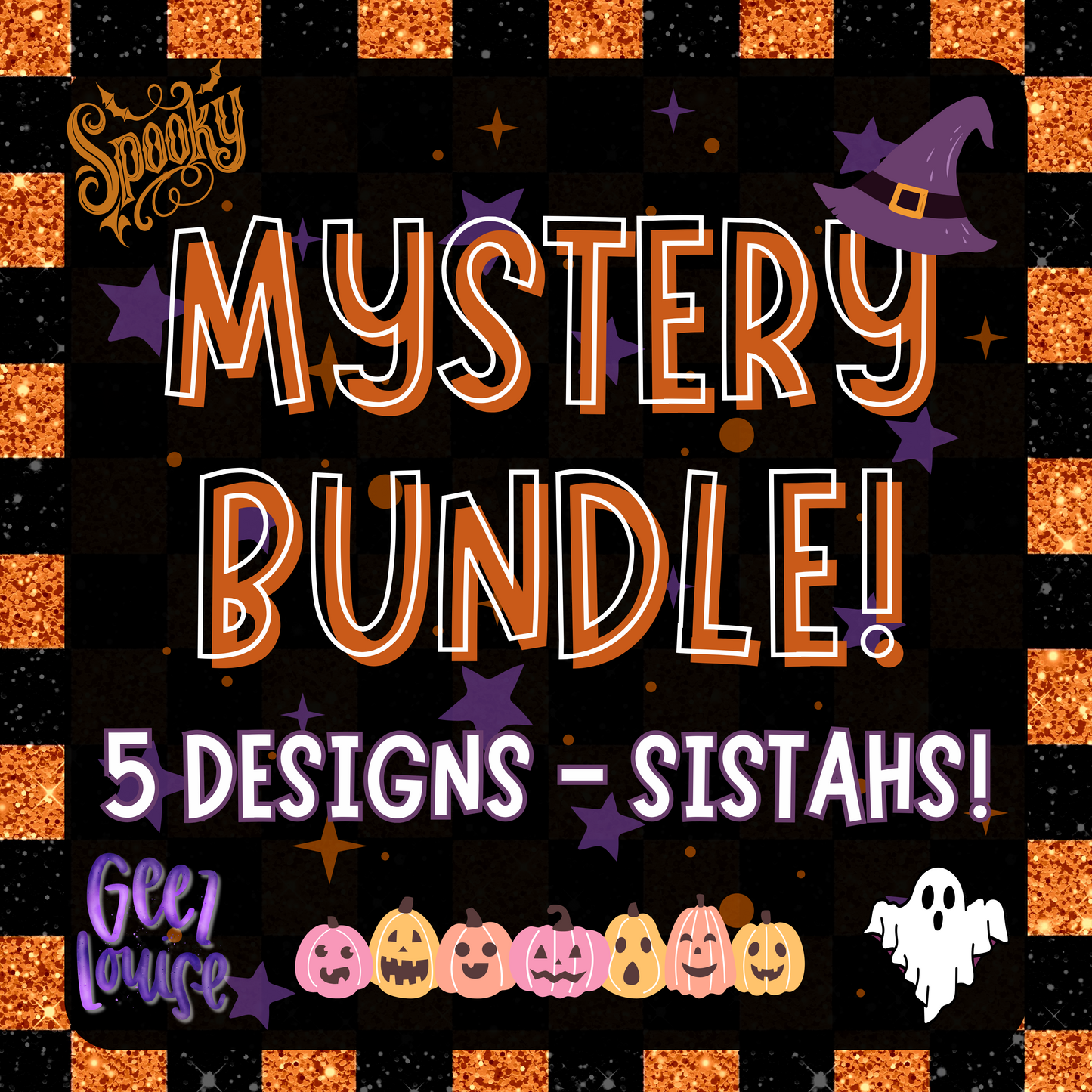 Mystery Halloween PNG Bundles