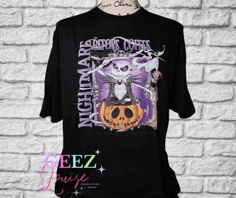 Nightmare before Coffee Graphic Tee