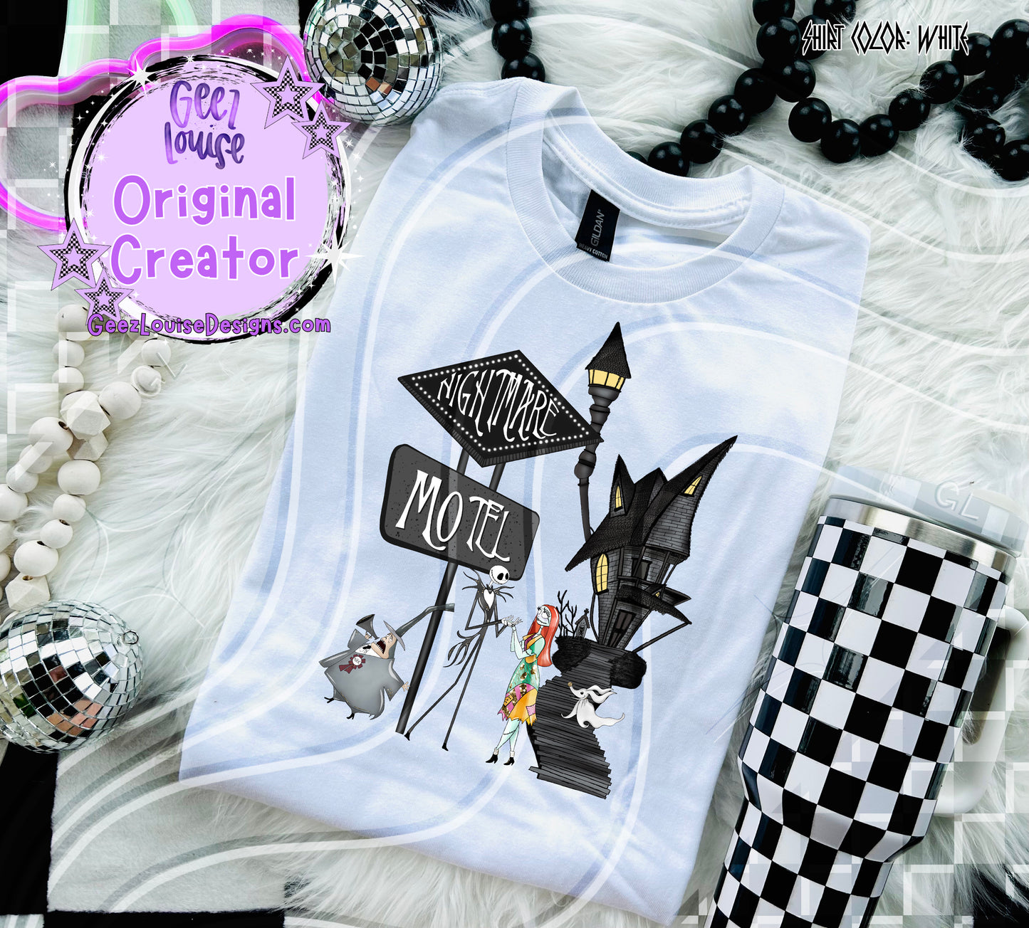 Nightmare Motel Digital Design | Spooky Holiday PNG