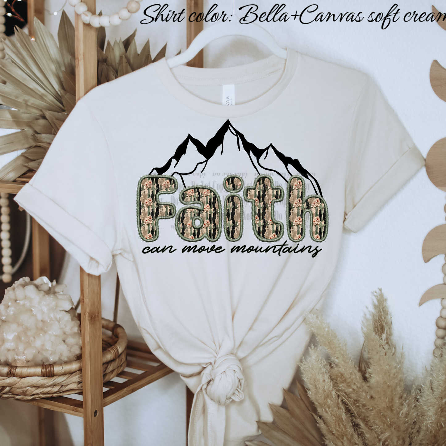 Faith Can Move Mountains – Cactus Desert Digital Design