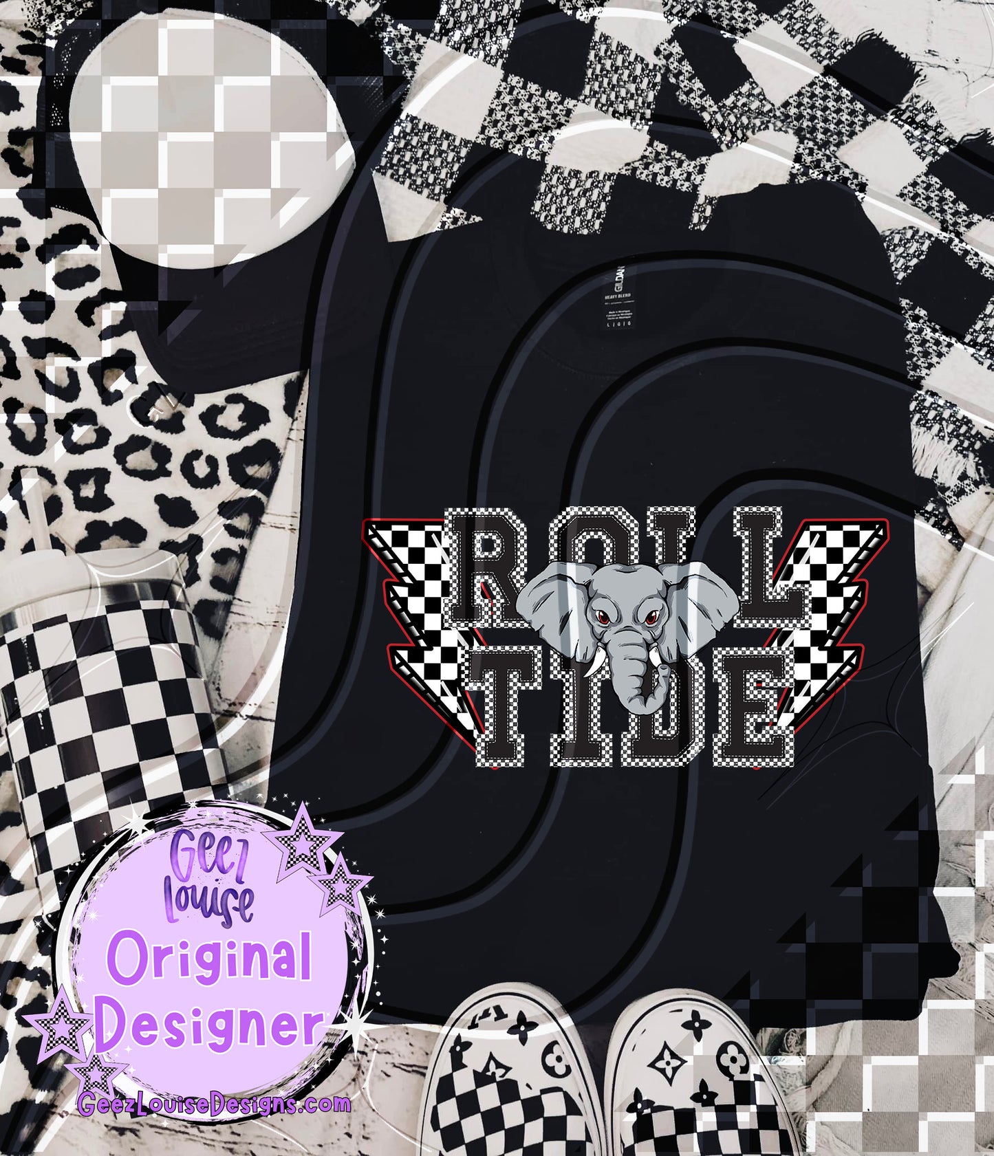 Checkerboard Bolt Teams – Digital Download (Multiple Teams + Custom)