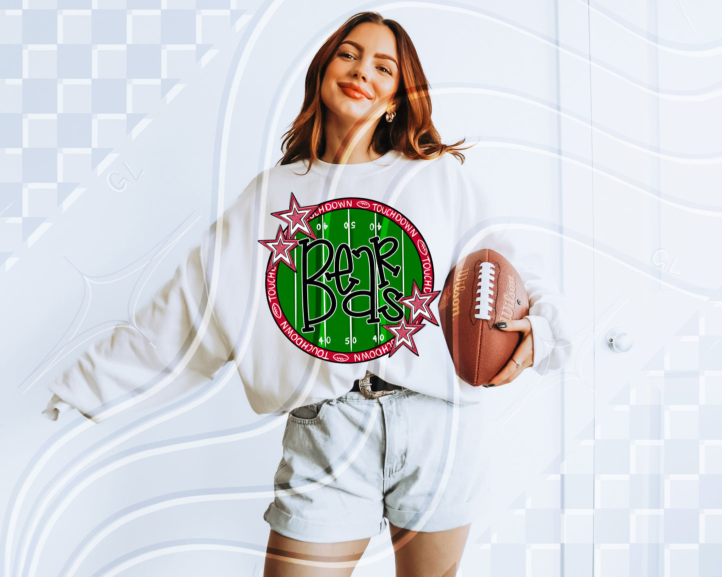 Touchdown cardinal Team Design Bundle | 100+ PNG Options + Custom Team Designs