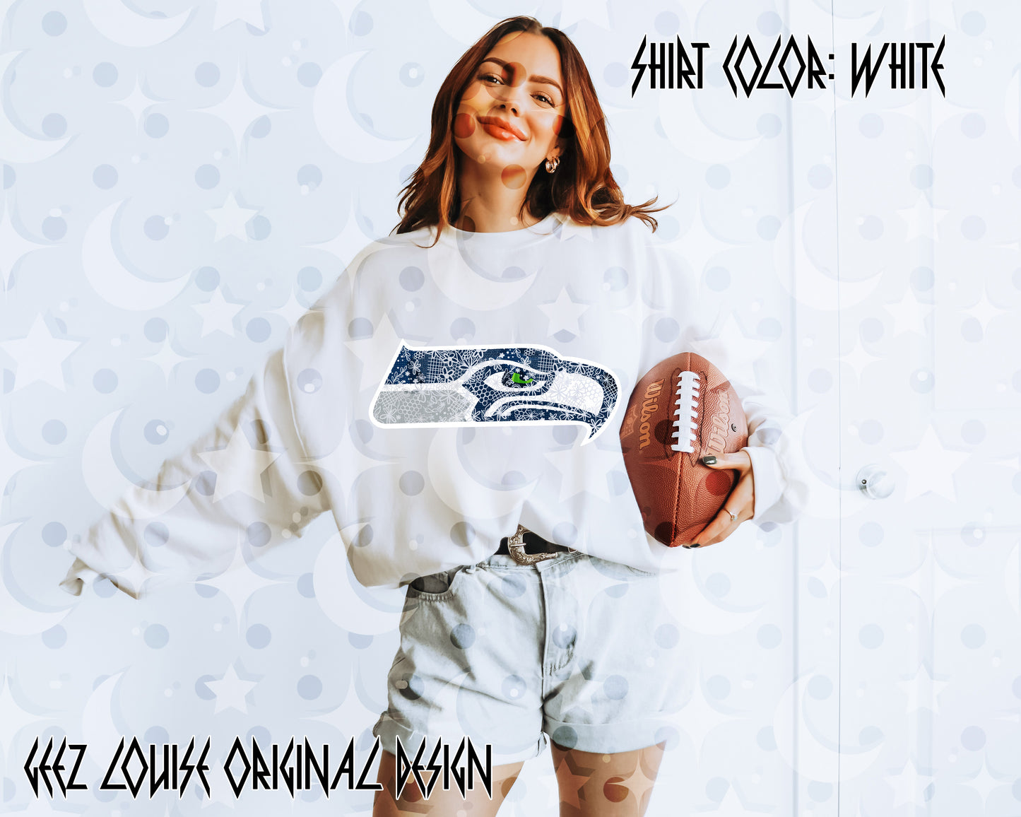 Big Game Football Bird Head Digital Design | Pattern Fill Mascot PNG