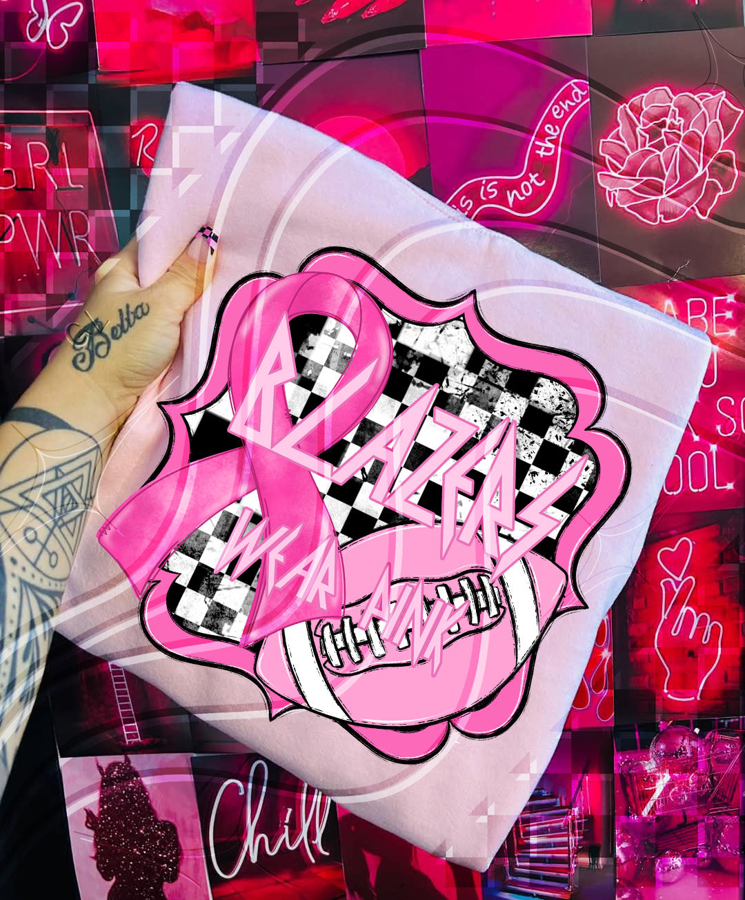 Pink Power Football – Awareness Digital Design Bundle (+ Custom Option)