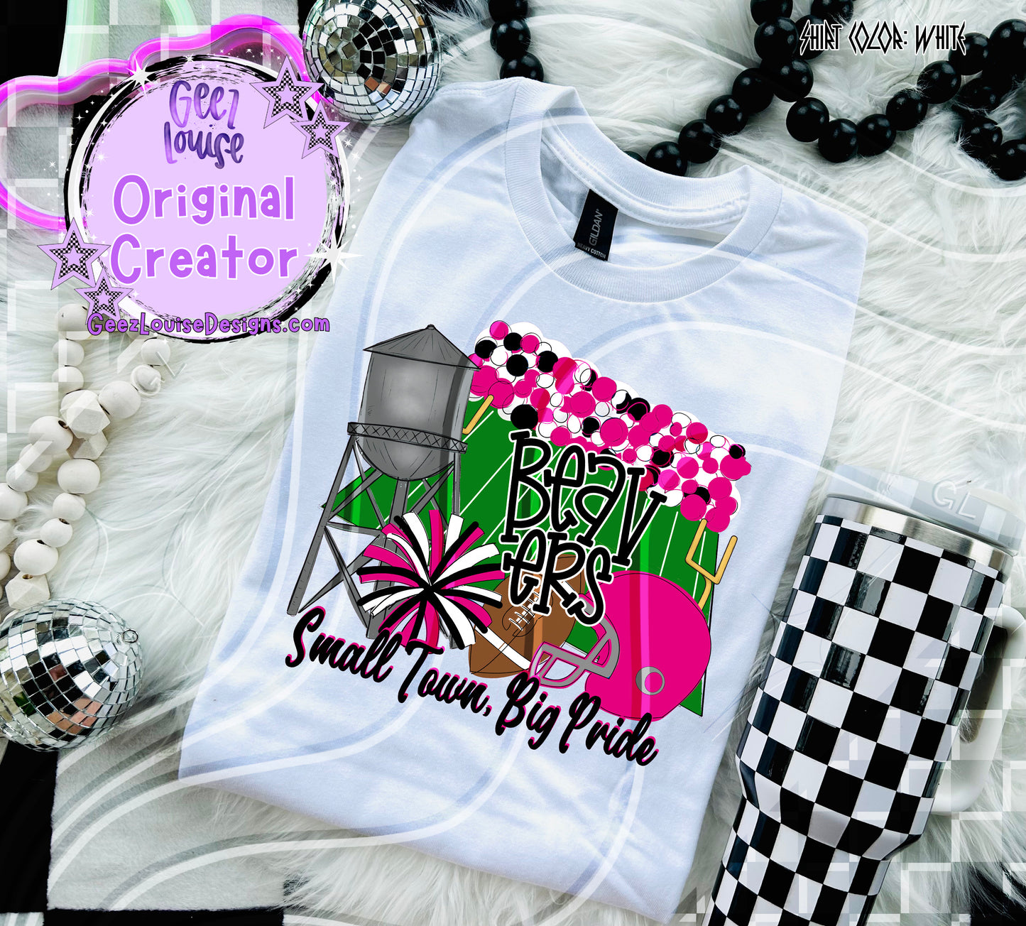 Small Town Big Pride Digital Design | Custom Team Spirit PNGs (100+ Teams)