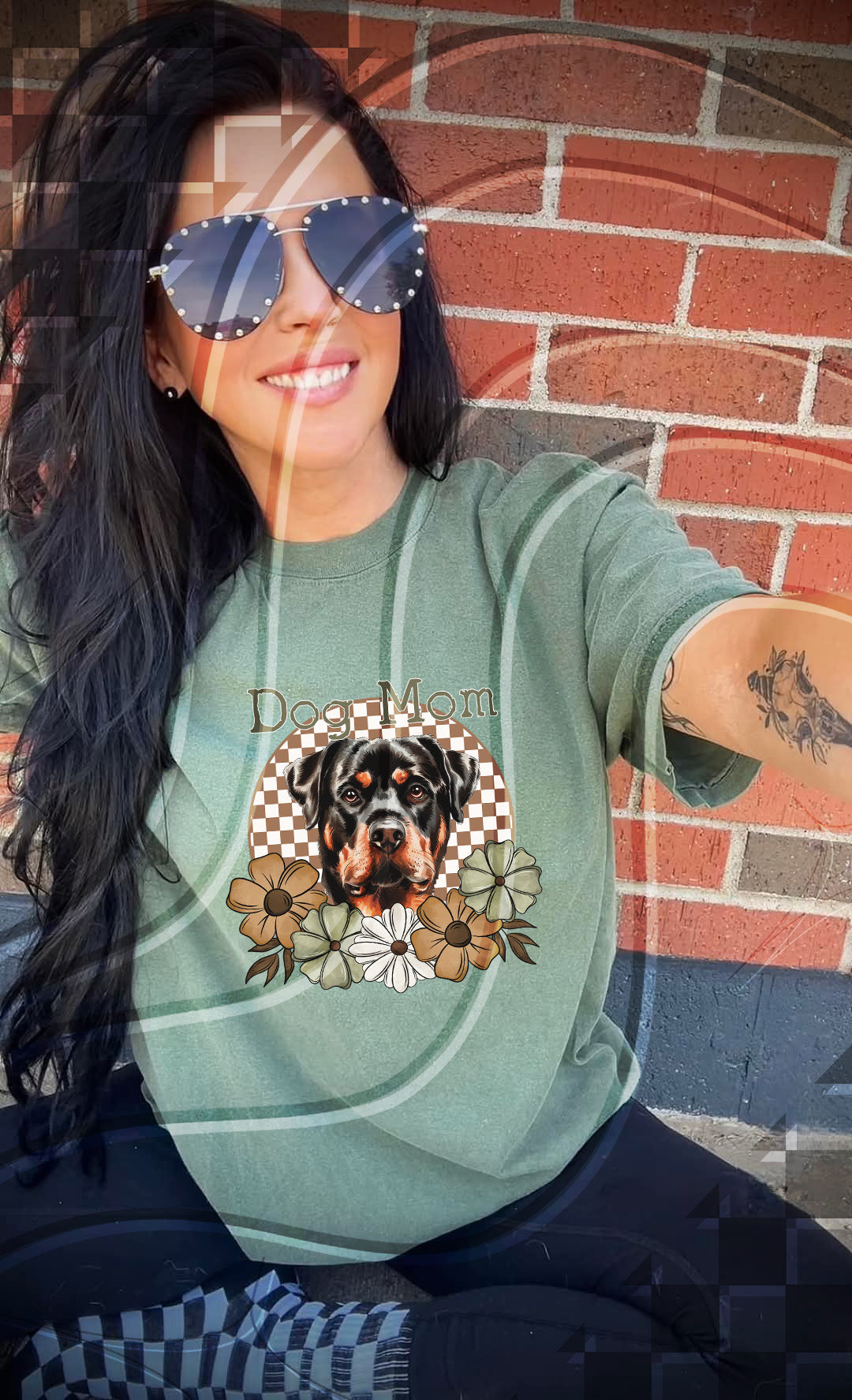 Dog Mom Floral - Digital Download- PNG