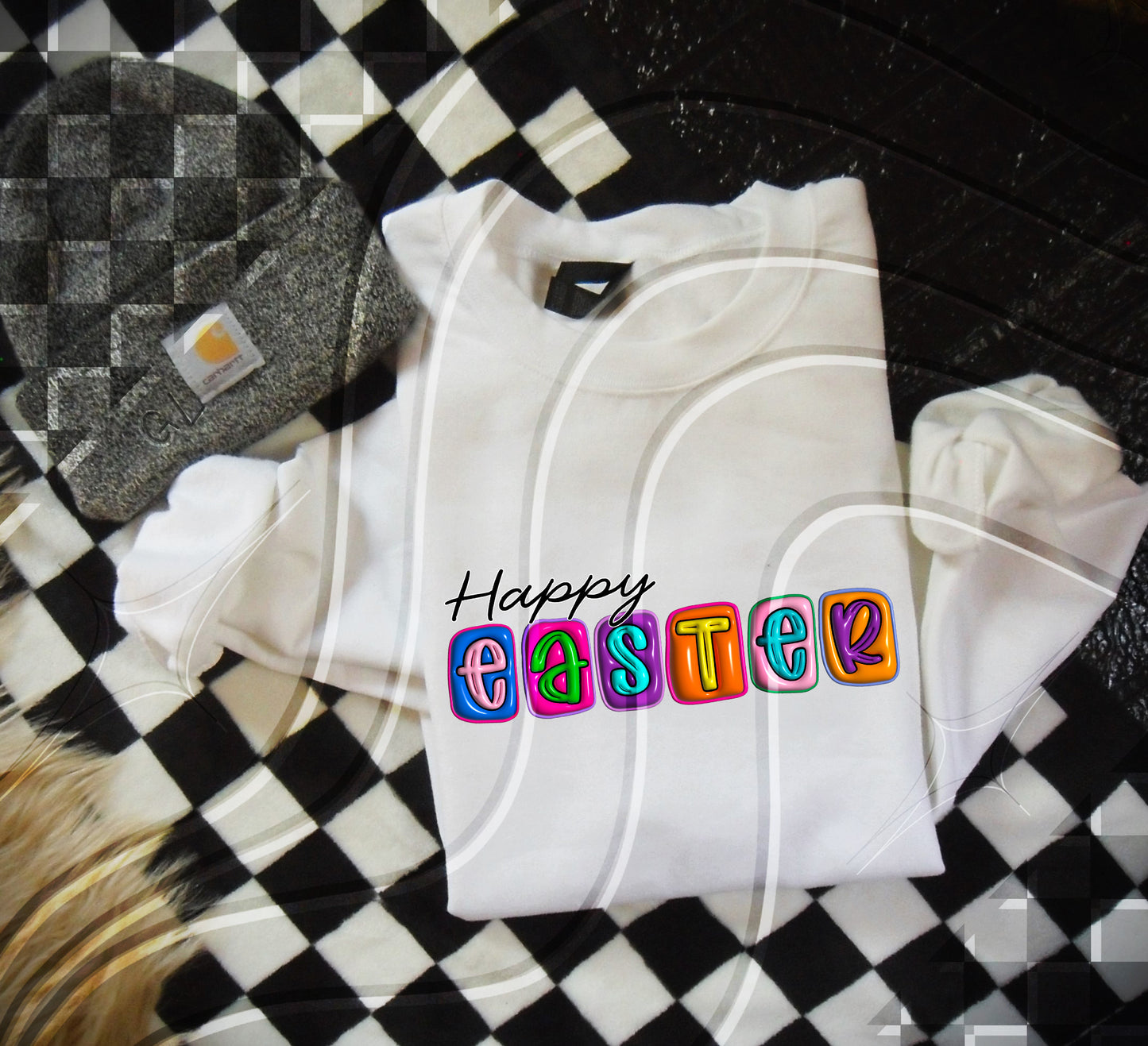 Happy Easter - Digital Download- PNG - 300 DPI