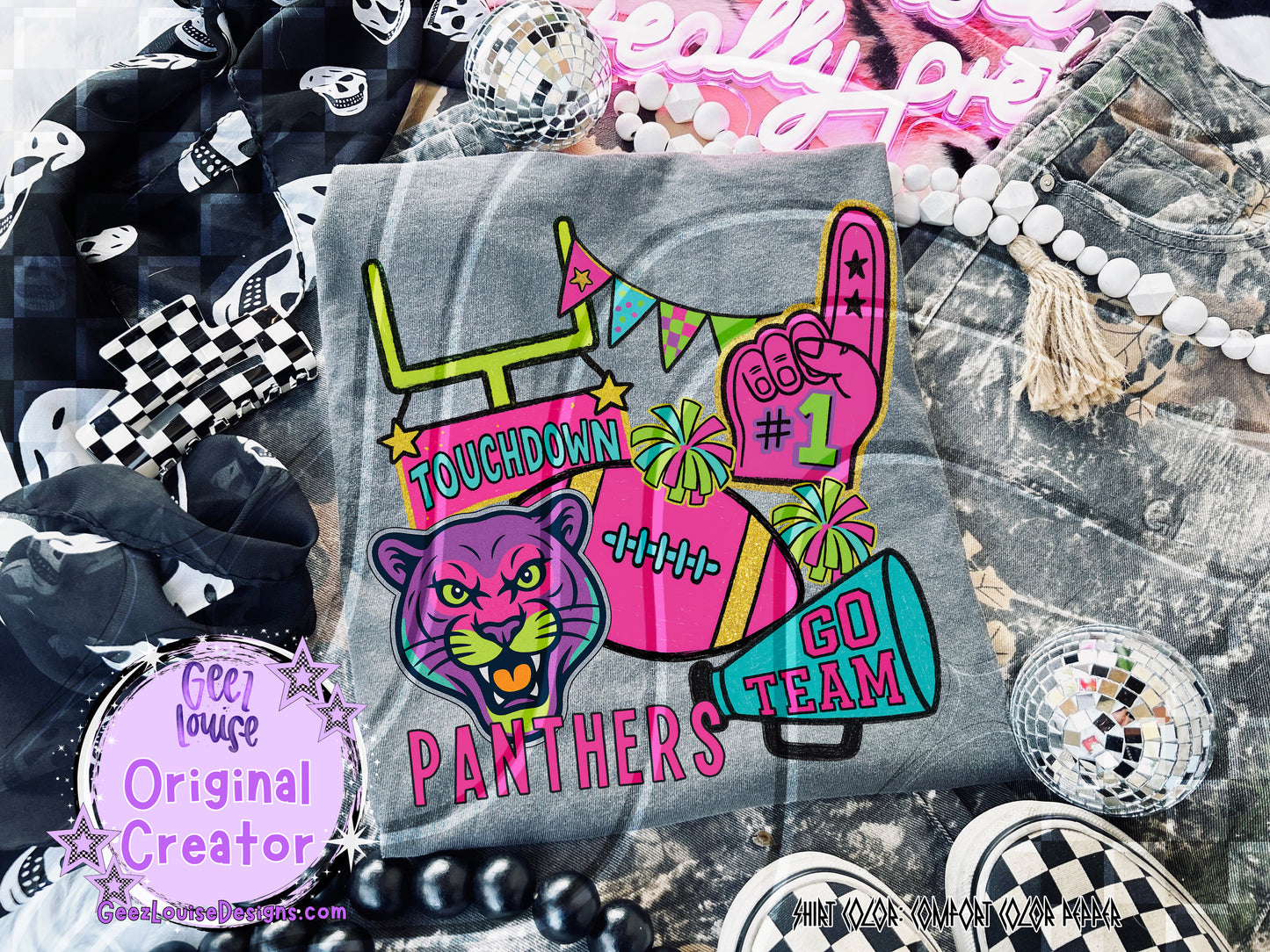 Neon Mascot Mayhem – Digital Design Collection (Choose Your Team!)