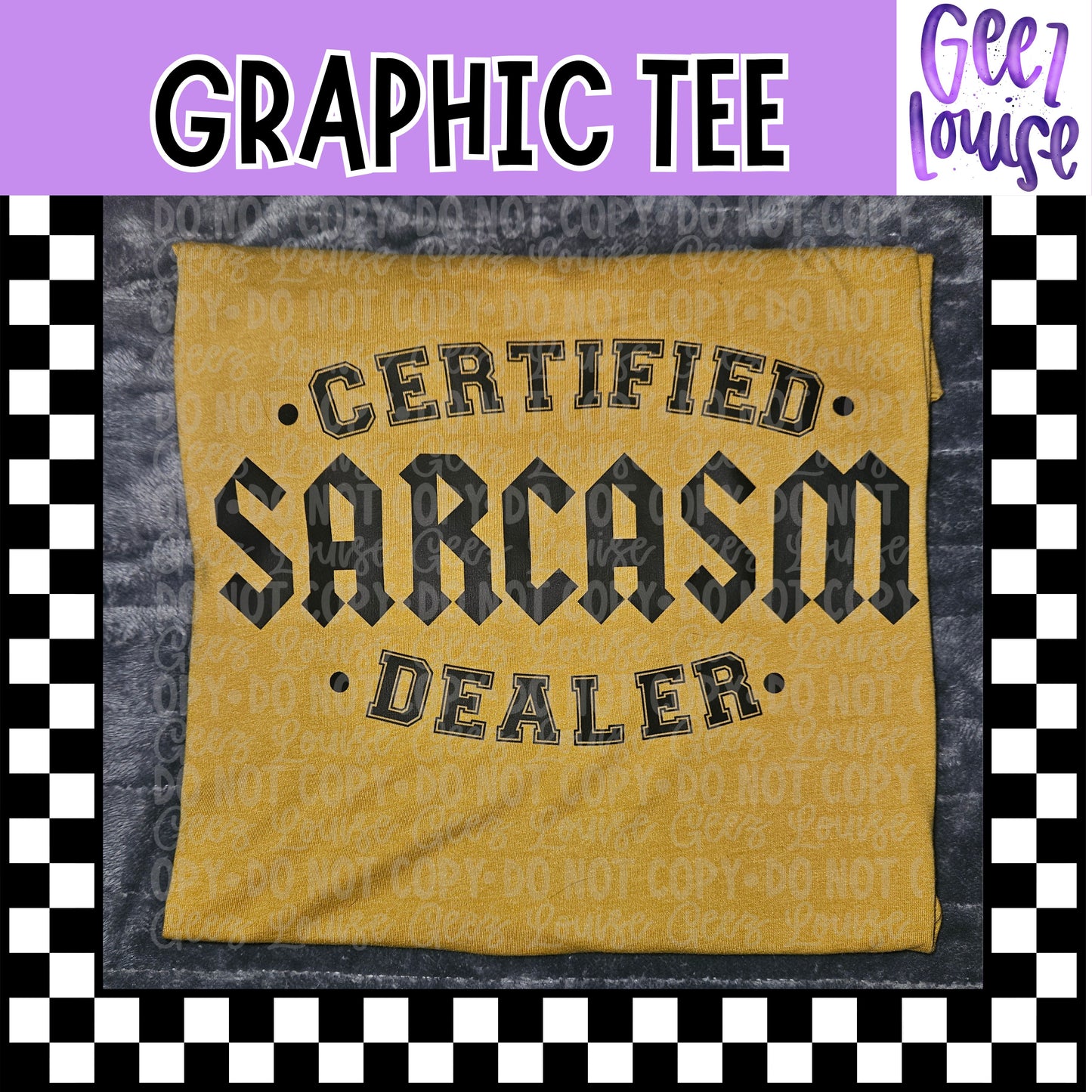 Certified Sarcasm Dealer Graphic Tee – Funny Statement Shirt