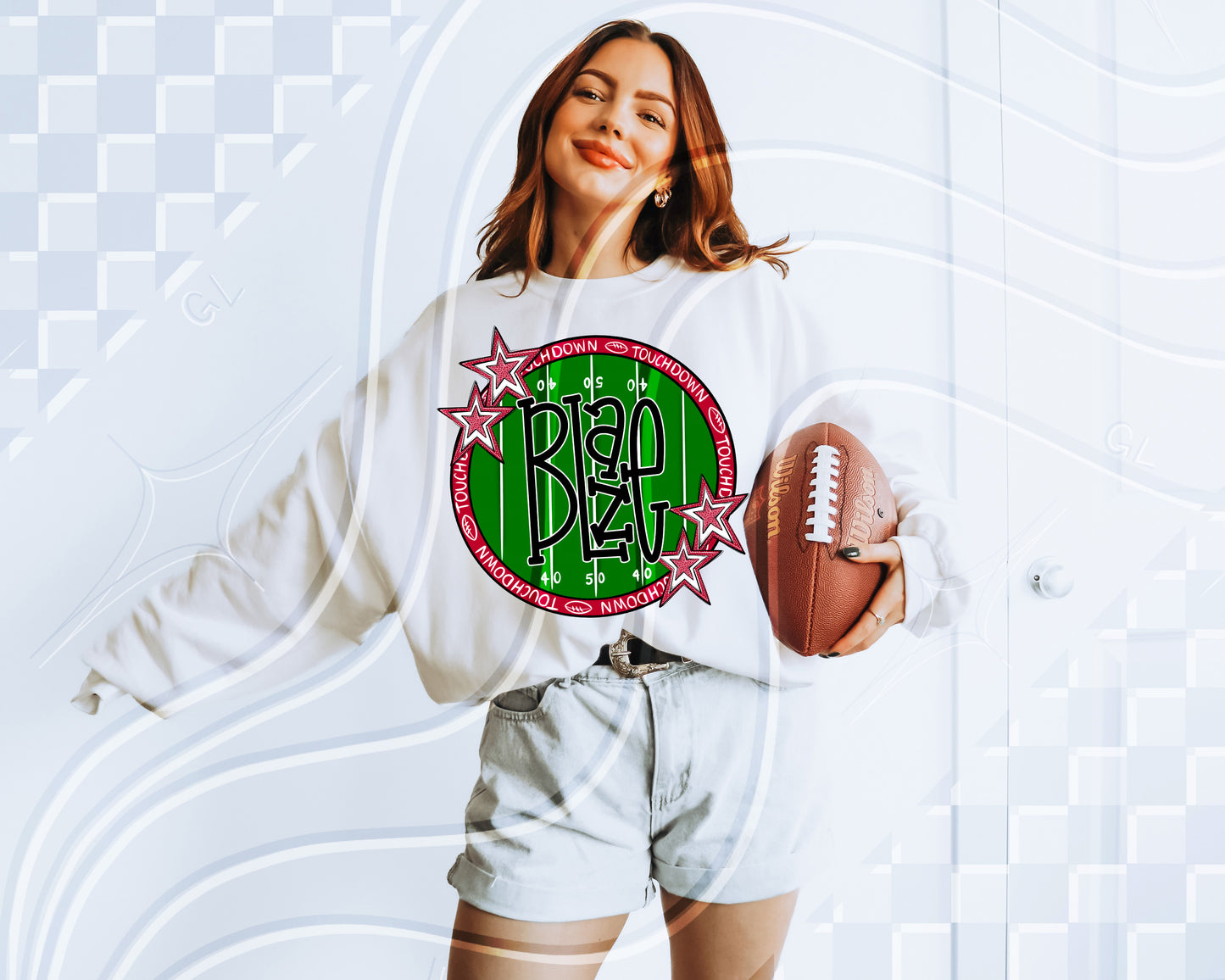 Touchdown cardinal Team Design Bundle | 100+ PNG Options + Custom Team Designs