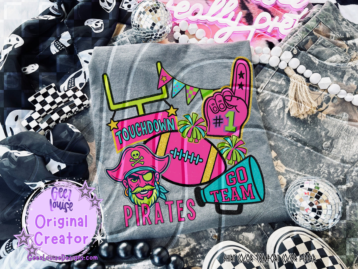 Neon Mascot Mayhem – Digital Design Collection (Choose Your Team!)
