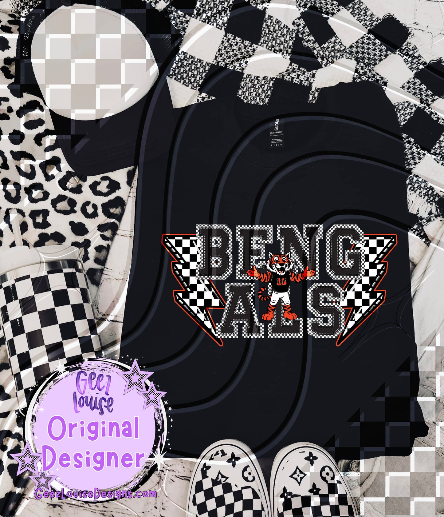 Checkerboard Bolt Teams – Digital Download (Multiple Teams + Custom)
