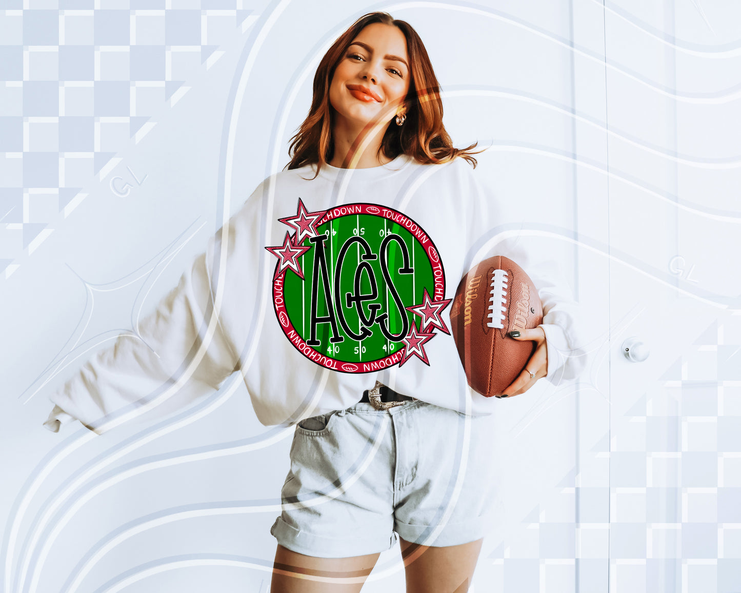 Touchdown cardinal Team Design Bundle | 100+ PNG Options + Custom Team Designs