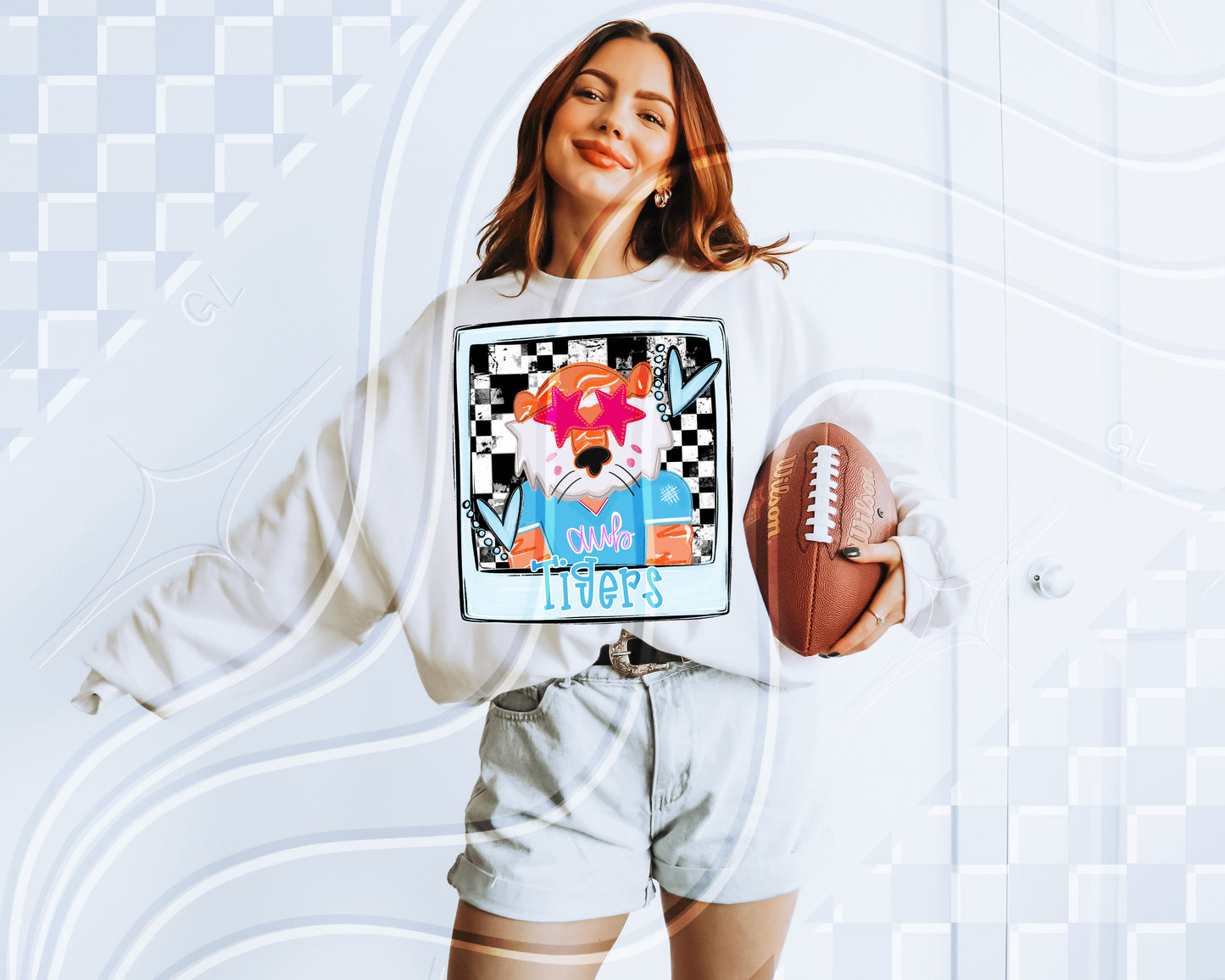 Polaroid frame SEC Mascot Digital Design