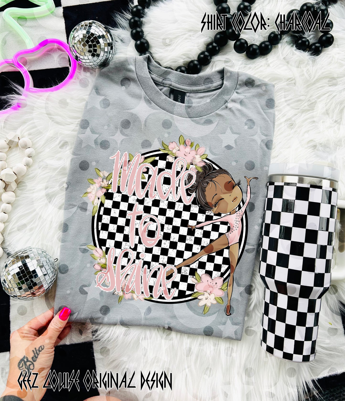 Made to Shine-Gymnast Digital Design PNG