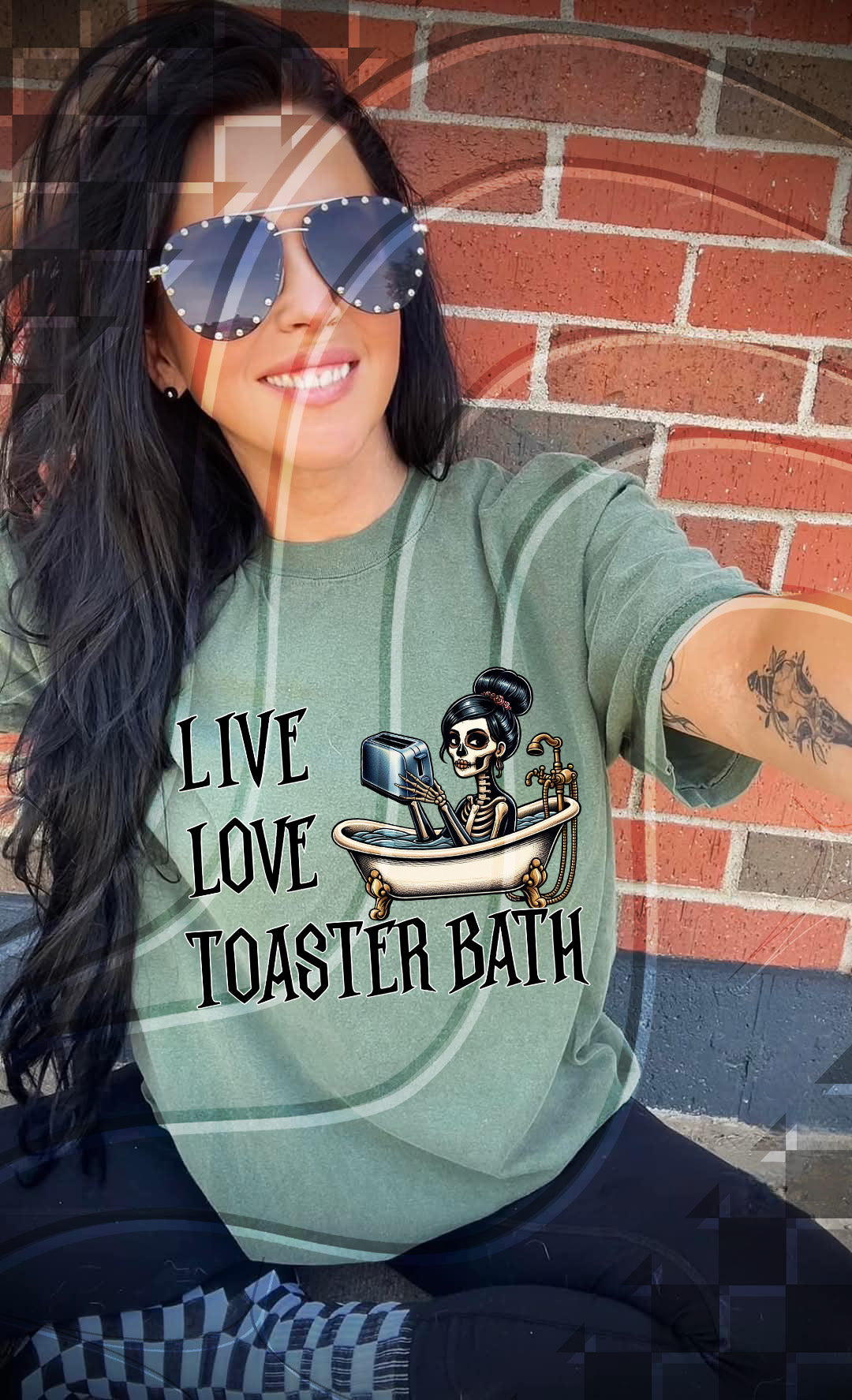 Live Love Toaster Bath - Digital Download- PNG - 300 DPI