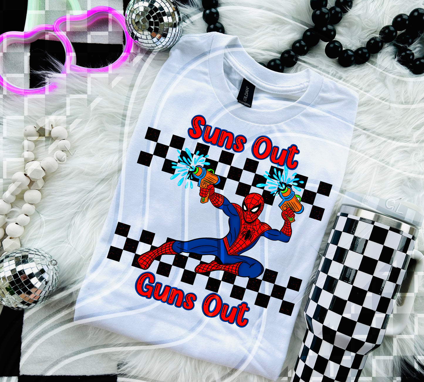 Suns Out Guns Out - Summer Water Fight PNG Design