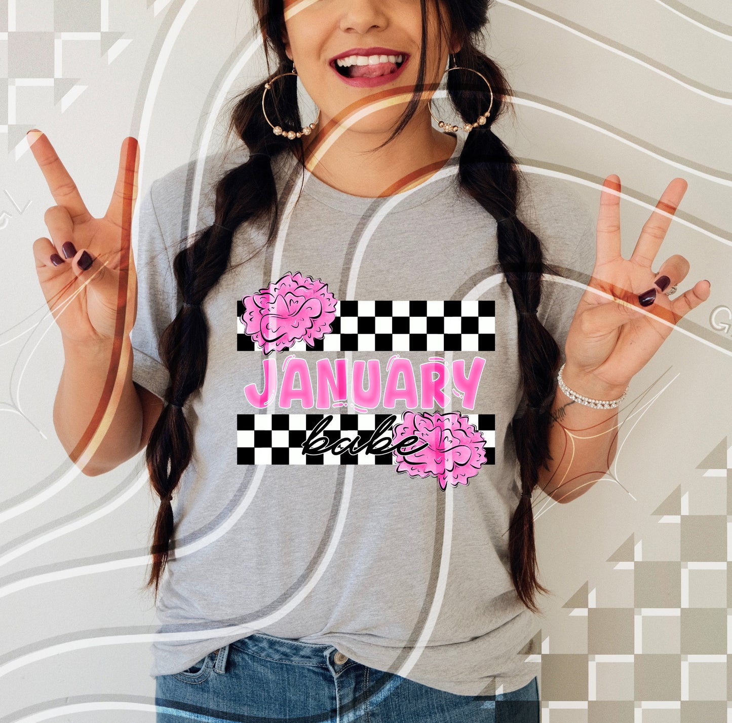 Birth Month Babe - Digital Download- PNG