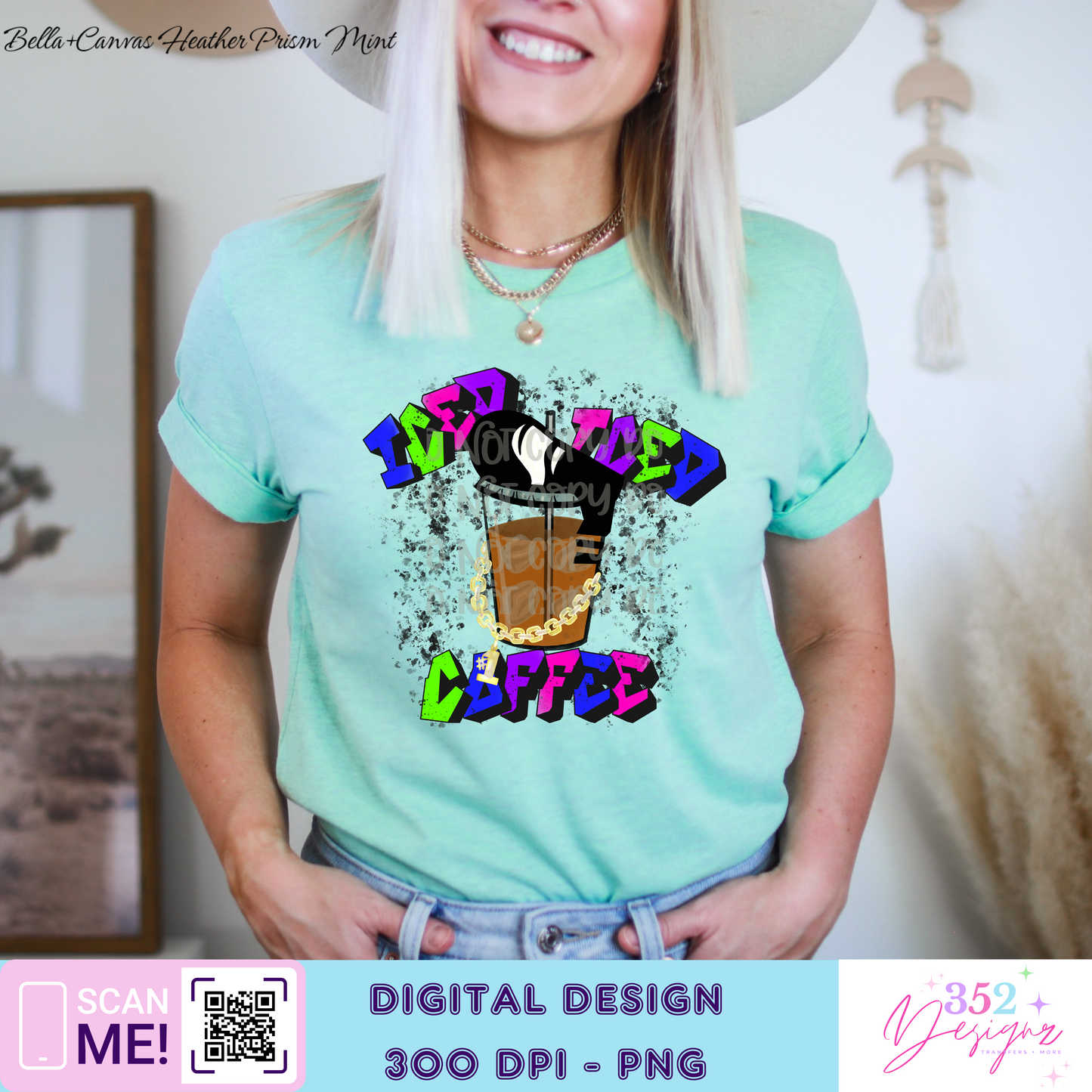 Iced coffee - Digital Download- PNG