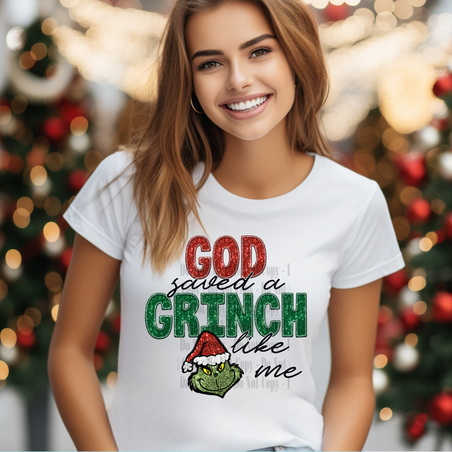 God Saved a GMAN Like Me – Christmas Digital Design PNG for Sublimation
