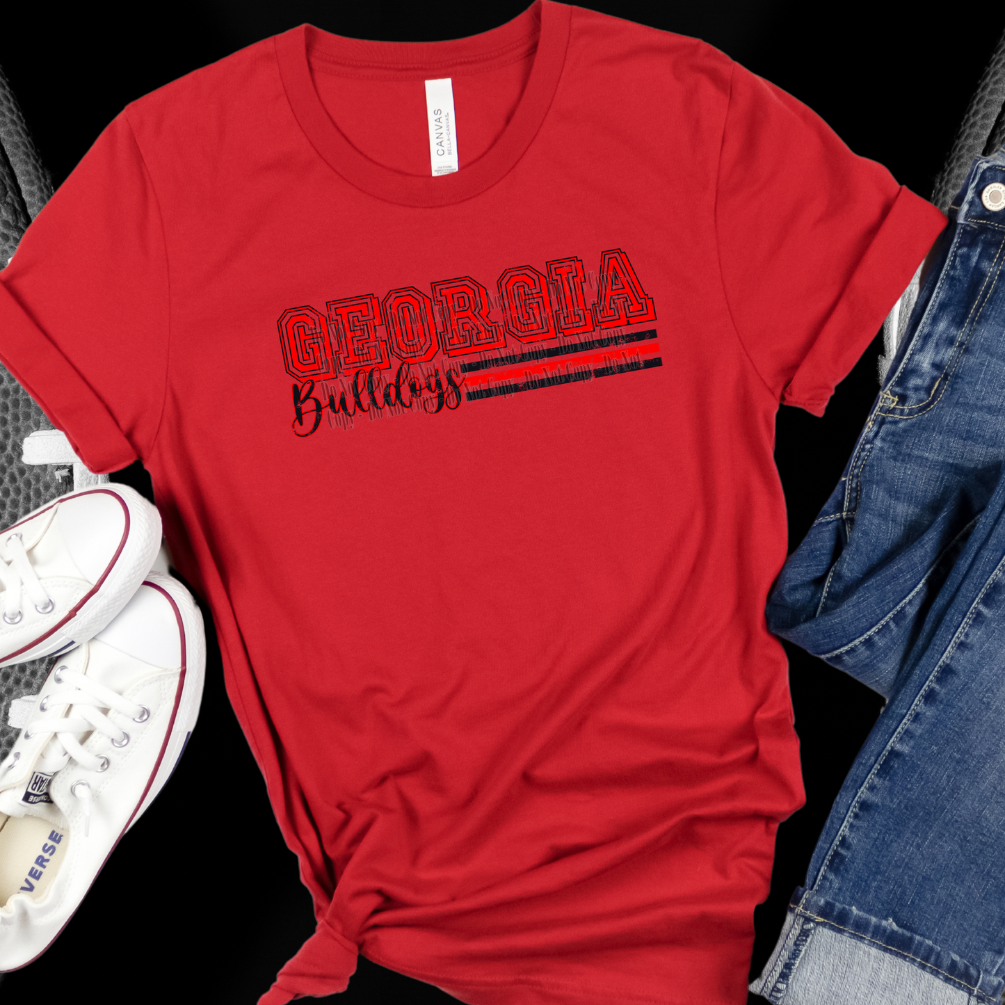 Georgia Bulldogs Varsity Stripe Digital Design