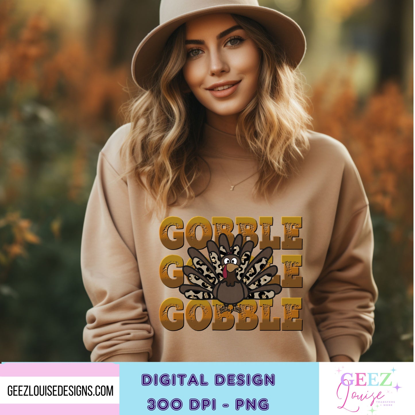 gobble gobble thanksgiving - Digital Download- PNG
