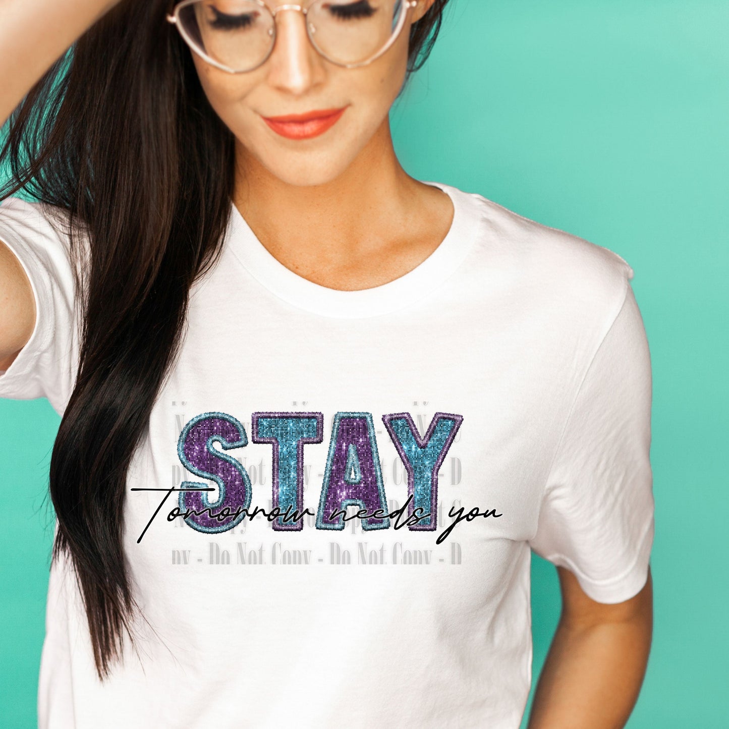 Stay – Tomorrow Needs You Digital Design (Mental Health Awareness)