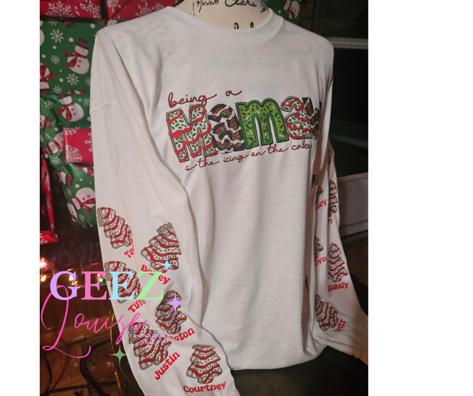 Icing on cake personalized with names Graphic Tee
