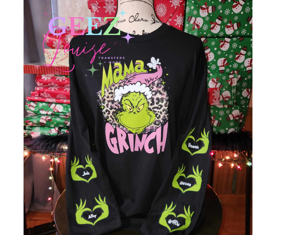 Gman mama personalized with names Graphic Tee