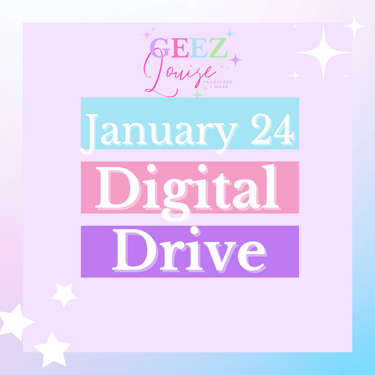 January 2024 monthly graphic drive- Digital Download- PNG