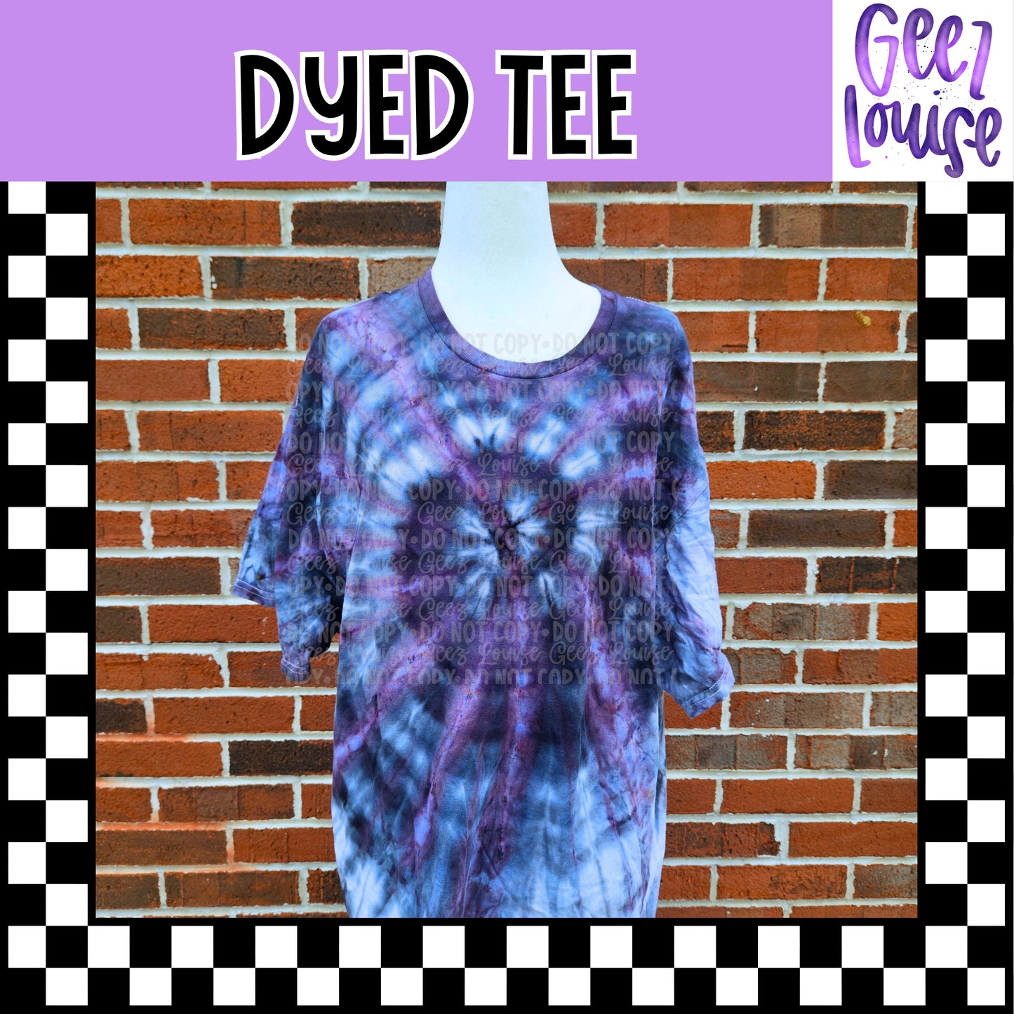 Hand Dyed Tie Dye T-Shirt | One of a Kind Handmade Tee