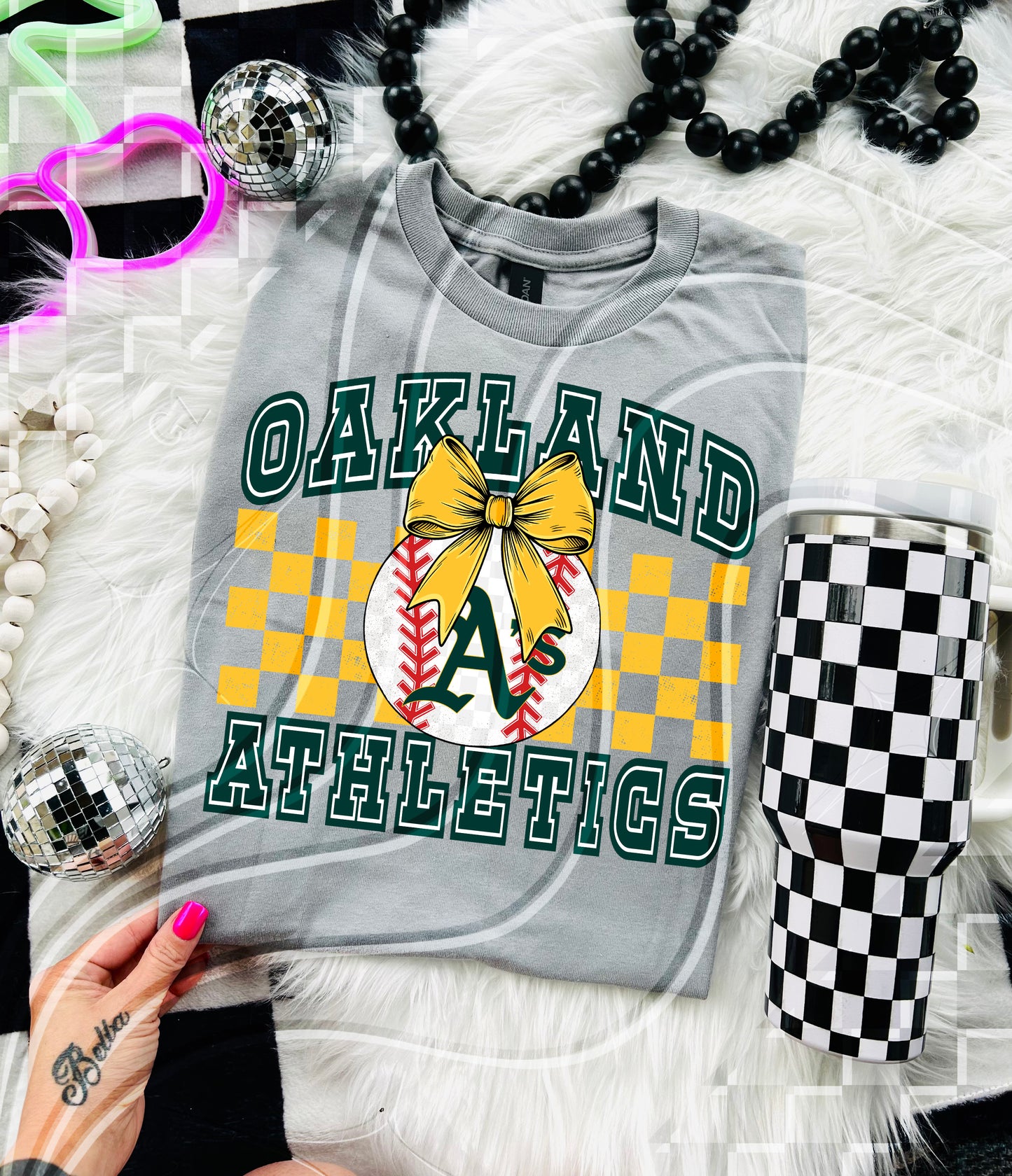 Baseball Spirit Design | Checkerboard Bow | 30 Team Options - Digital Download- PNG