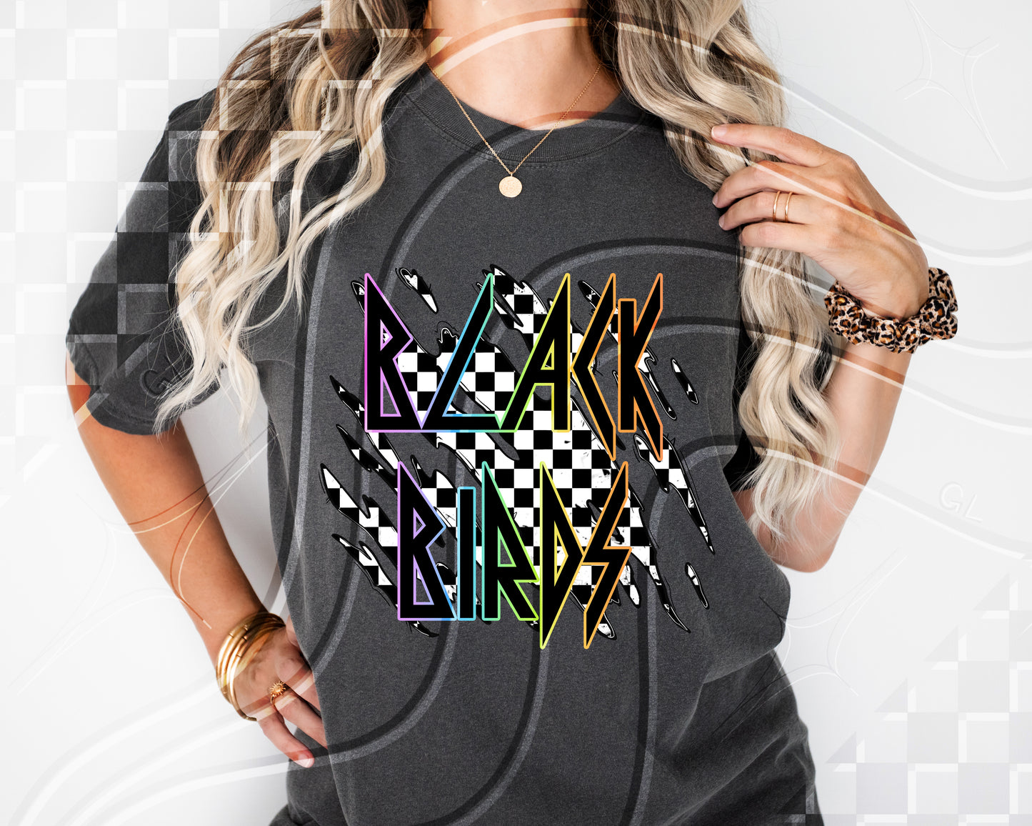 Checkered Blitz – Neon Grunge Team | 100+ Variations + Bundle | Digital