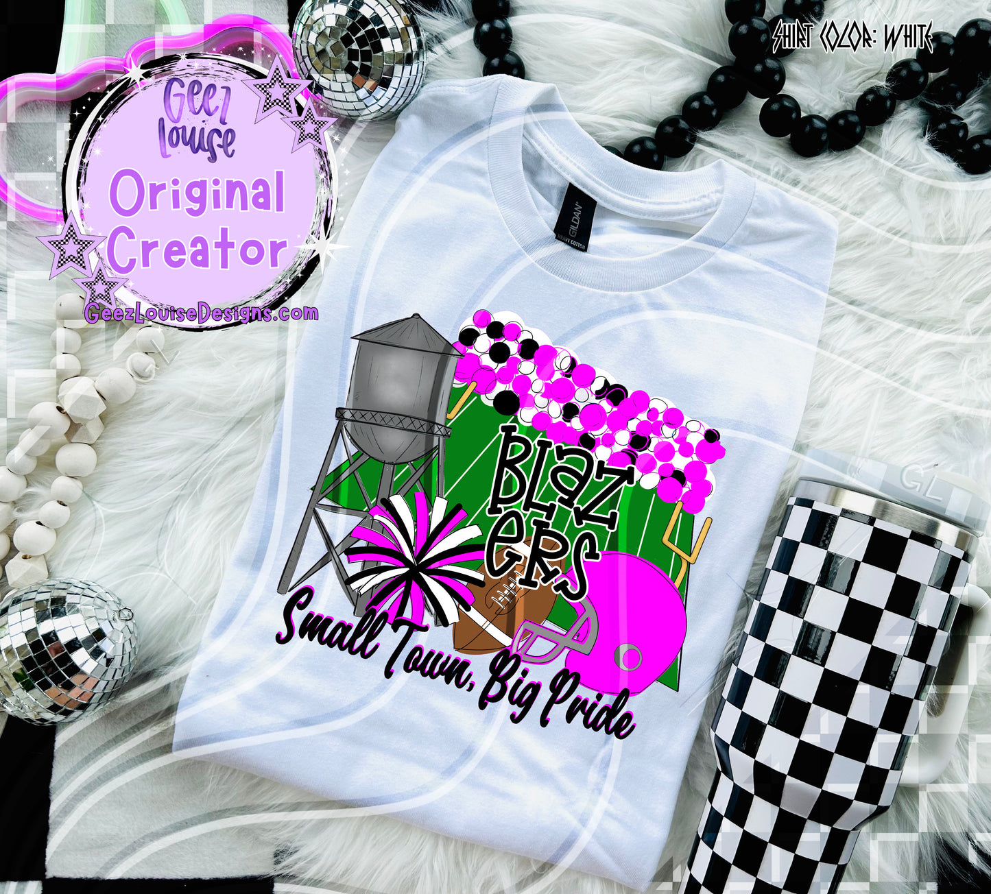 Small Town Big Pride Digital Design | Custom Team Spirit PNGs (100+ Teams)