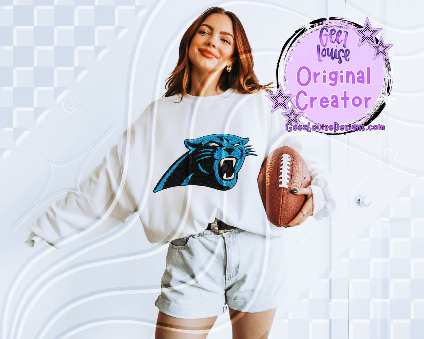 Yarn Texture Football Team Digital Design Bundle | 32 Team Variants Included