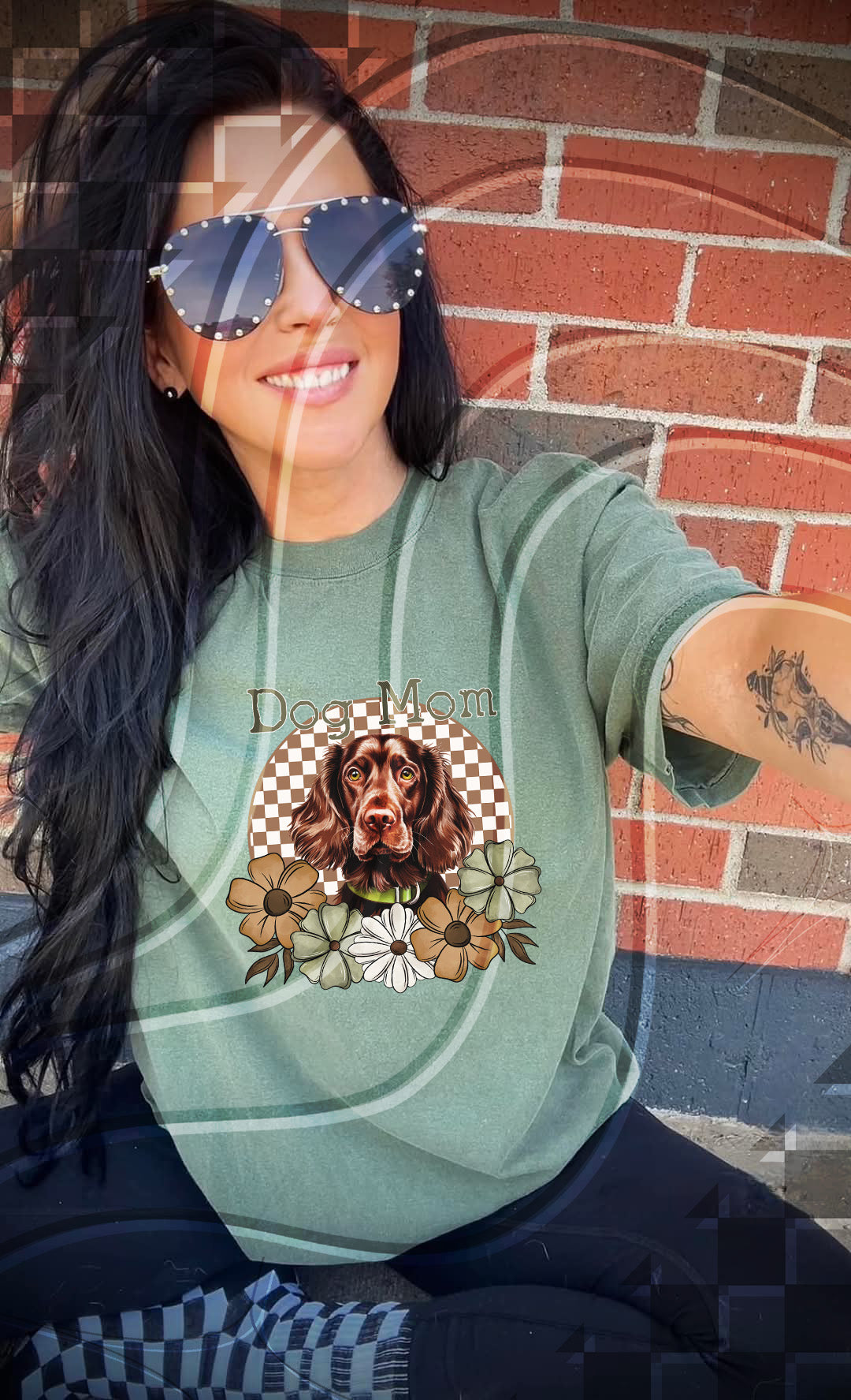 Dog Mom Floral - Digital Download- PNG