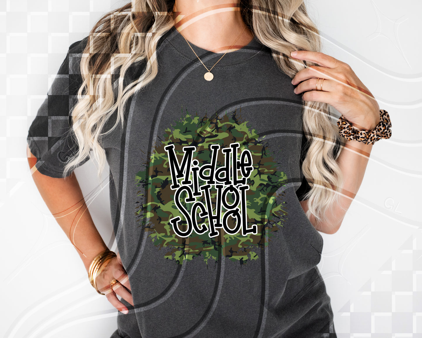 Camo Grades – Digital PNGs for School Staff & Grades | Bundle + Custom Option