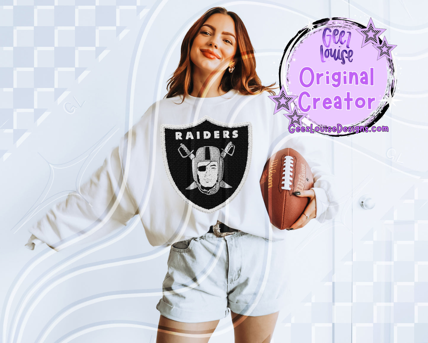 Yarn Texture Football Team Digital Design Bundle | 32 Team Variants Included