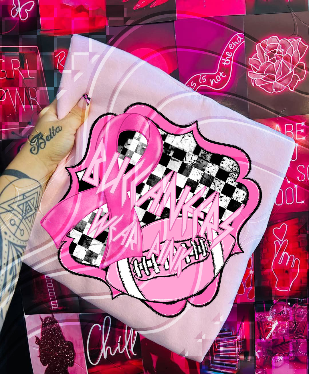Pink Power Football – Awareness Digital Design Bundle (+ Custom Option)
